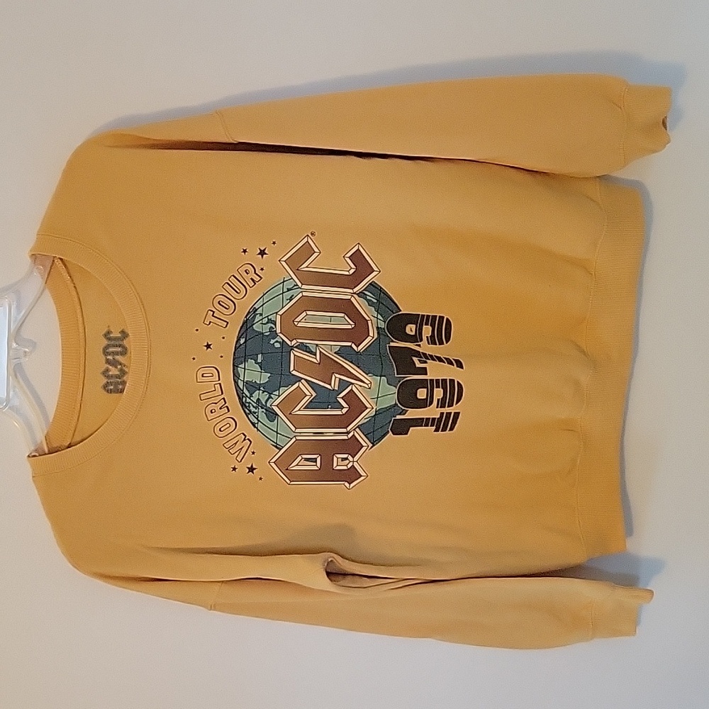 AC/DC Concert Sweatshirt, Size Small